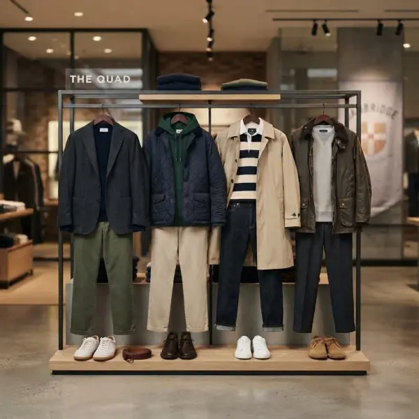 Penataan produk sepatu dan pakaian kampus dalam konsep merchandising fashion