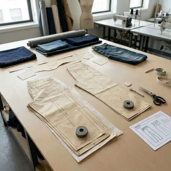 Pengembangan grading pola jeans untuk beberapa ukuran produksi