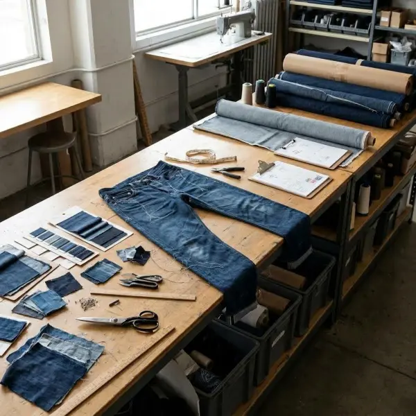 Tahapan pemilihan Sanforized Denim dari pengembangan sample hingga produksi massal