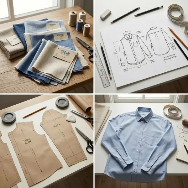 Proses pengembangan produk fashion menggunakan sample kain Toyobo