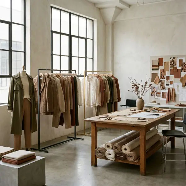 Koleksi fashion earth tone sebagai bagian dari identitas visual brand