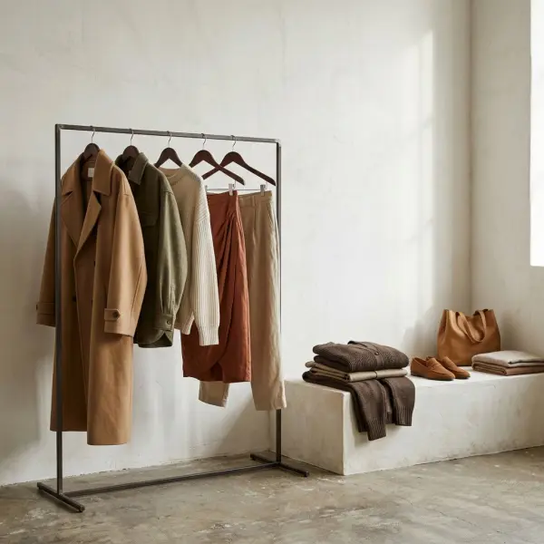 Palet warna earth tone pada koleksi busana modern