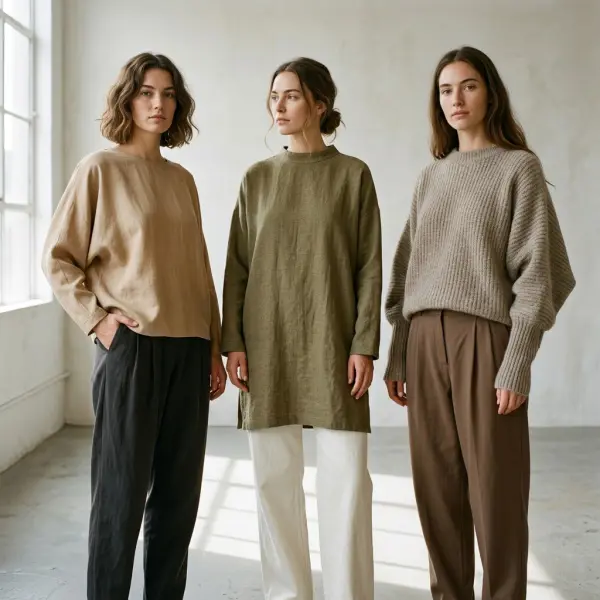 Atasan, tunik, dan sweater dengan siluet batwing untuk variasi koleksi busana modern Atasan, tunik, dan sweater dengan siluet batwing untuk variasi koleksi busana modern