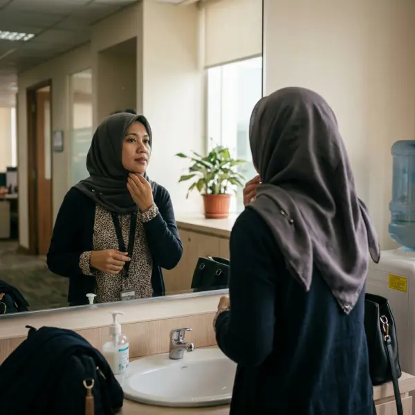 Evaluasi penggunaan hijab untuk menilai kenyamanan dan kestabilan selama aktivitas