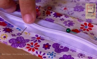 Teknik Memasang Risleting Jepang