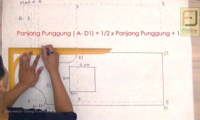 Cara Membuat Pola Kemeja