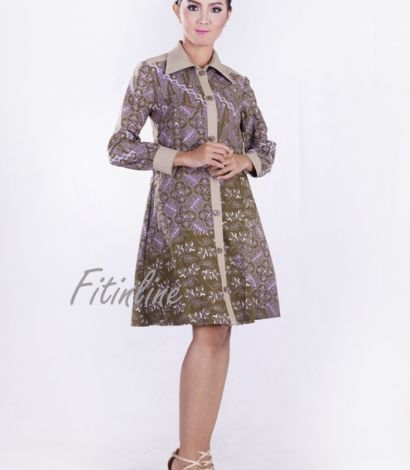 Long Shirt with Bolded Button Dress
