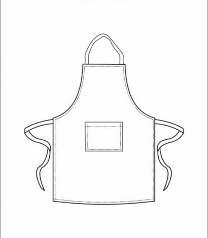 Pola Apron (Celemek Masak)