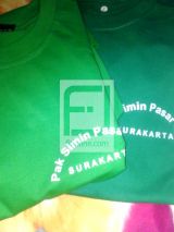Jasa Custom Kaos Satuan+ Sablon