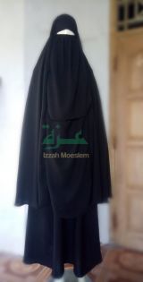 gamis jilbab cadar rits